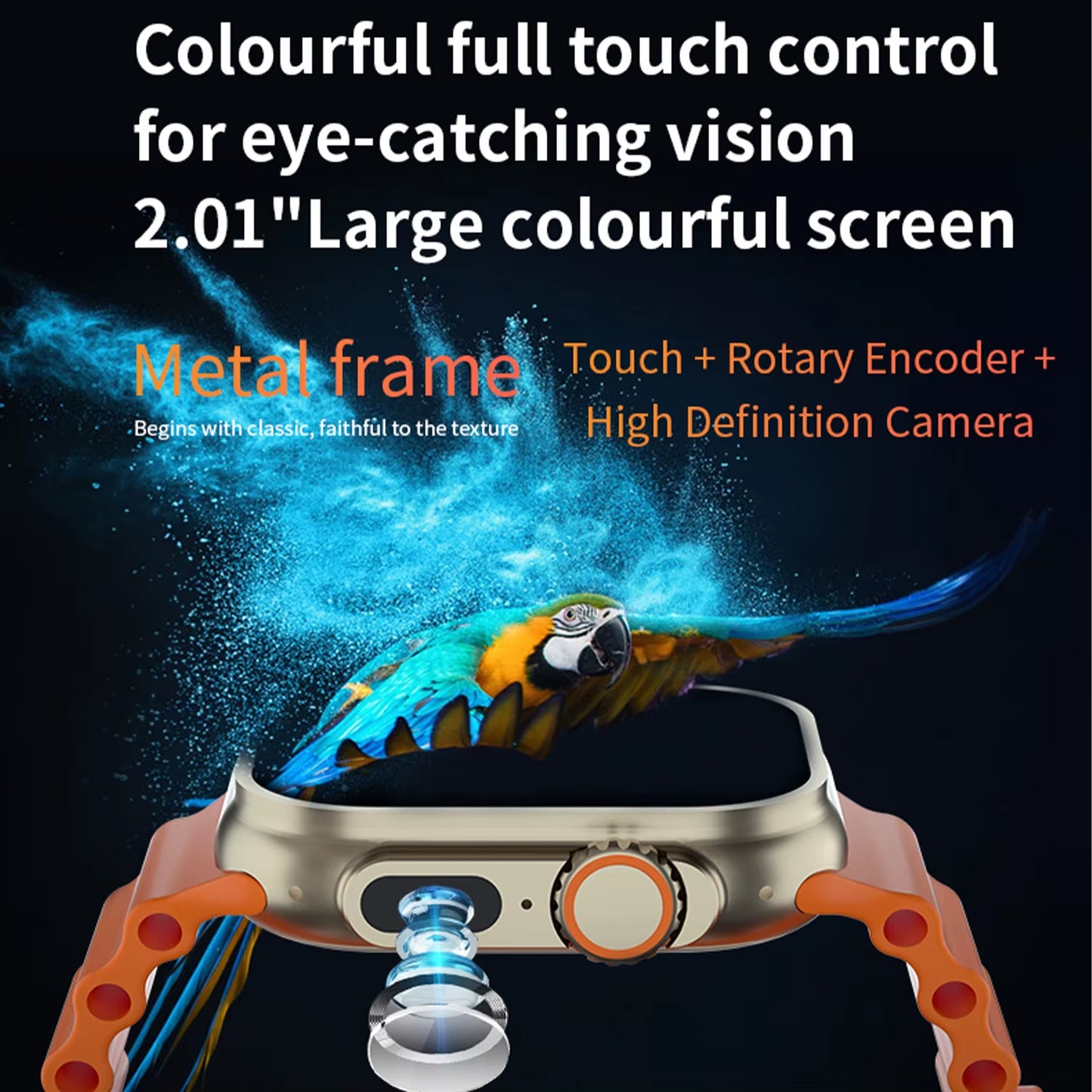 2025New Smart Watch Photo Function GPS NFC Bluetooth Call Blood Pressure Health Heart Rate Waterproof Outdoor Sport Smart Watch